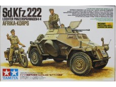 田宮 TAMIYA Sd.Kfz.222 Leichter Panzerspahwagen 4x4 Afrika Korps 1/35 NO.35286